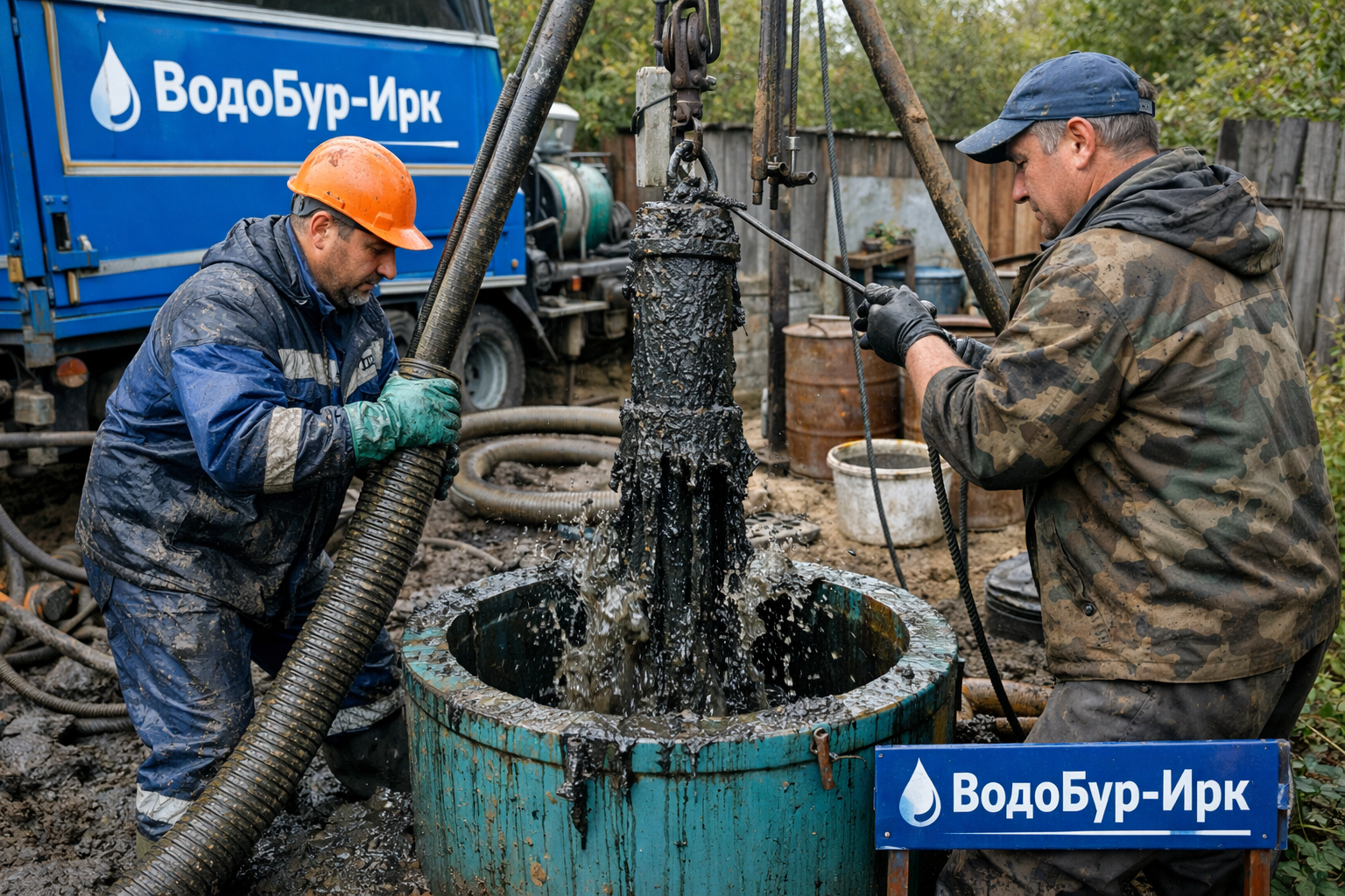 Чистка скважины